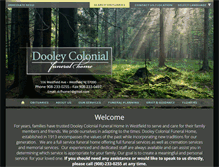 Tablet Screenshot of dooleycolonialfuneralhome.com